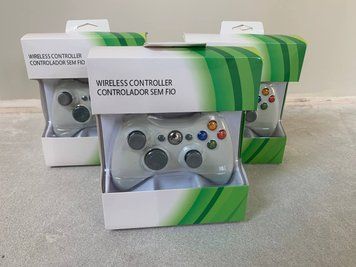 Бездротовий геймпад джойстик контролер для Xbox 360 у білому кольорі на батарейках AdlerGame (15-24) 346158259 фото