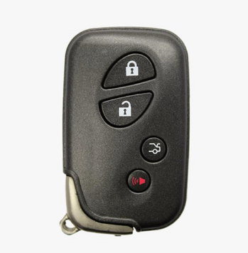 Корпус смарт ключа на 4 кнопки Lexus ES350 GS300 GS350 GS430 GS460 IS250 IS350 LS460 AdlerKey (81-35) з лезом (HYQ14AAB) 341017837 фото