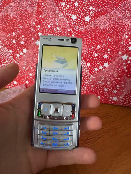 Мобильный телефон Nokia N95 Black раритетный слайдер 481314684 фото
