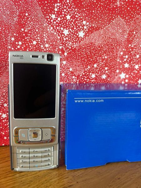 Мобильный телефон Nokia N95 Black раритетный слайдер 481314684 фото