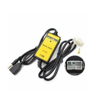 USB AUX MP3 WAV адаптер для магнітоли Honda Accord Civic CRV Odyssey (14 pin) емулятор чейнджера для прослуховування музики з флешки та телефону аналог Yatour AdlerMusic(12865-4) 169734160 фото
