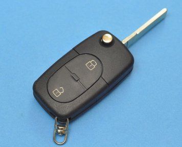 Корпус викидного ключа для Audi A3 Krado A4 на 2 кнопки без електроніки з пером старого типу (CS008010) 119252965 фото