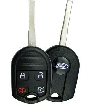 Корпус ключа для Ford Mondeo Explorer Focus Fiesta Mustang C-Max AdlerKey (25-28) на 4 кнопки з лезом (болванка, запчастина, заготівля) 349323936 фото