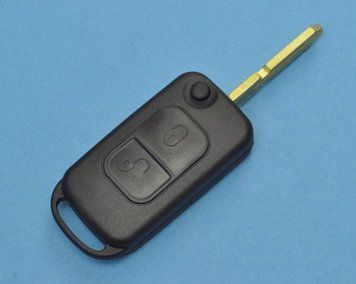 Корпус викидного ключа Mercedes викидний двокнопковий з лого 347198715 фото