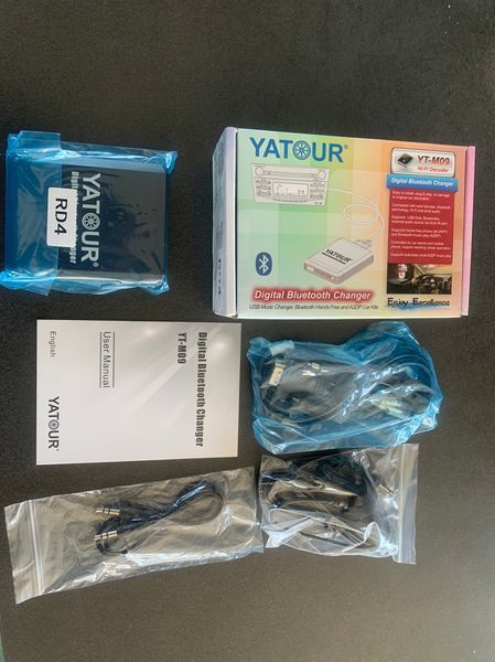 Bluetooth Адаптер Yatour YT-M09 для магнитол Citroen RD4 USB AUX SD MP3 эмулятор CD чейджера Ятур 338580304 фото