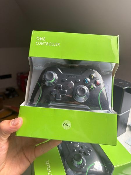 Дротовий ігровий геймпад X-One для приставки Xbox One та PC (Чорний) джойстик USB 408659100 фото