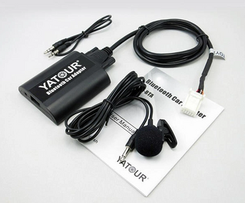 Bluetooth адаптер Yatour YT-BTA для магнитолы 6+6 пин Toyota и Lexus эмулятор CD чейджера ES IS GS GX LS RX LX 300 250 350 470 570 373847562 фото