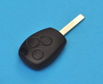 Корпус ключа Renault Fluence, Megane, Scenic, Clio, Kangoo, Master, Twingo, Trafic, Laguna, Dokker, Duster, Logan AdlerKey (54376576-9676231) на 3 кнопки з лезом для програмування та прив'язки до автомобіля Рено 339651697 фото