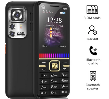 Мобильный телефон SERVO 2176 3 SIM Card + фонарик 515746459 фото