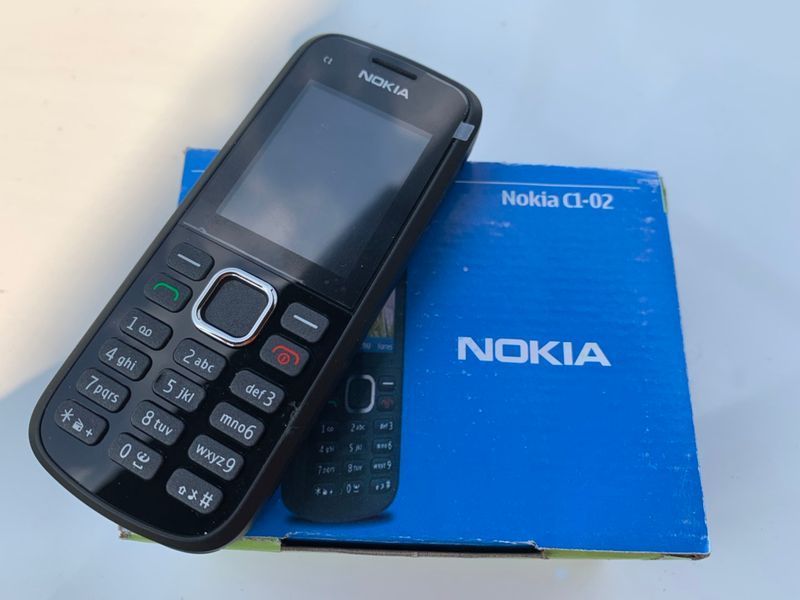 Мобильный телефон Nokia C1-02 Black для звонков и работы простой моноблок (230124-52) 370593333 фото