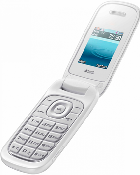 Мобільний телефон розкладачка E1272 Dual Sim white 349323837 фото