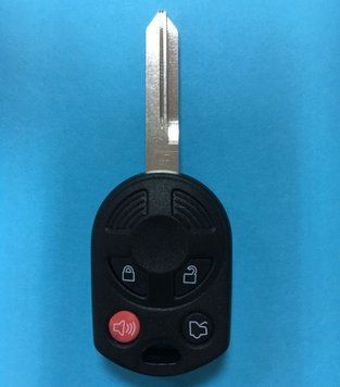 Корпус ключа для Ford Mondeo Explorer Focus Fiesta Mustang C-Max Expteditor AdlerKey (83-13 на 4 кнопки з лезом (болванка, запчастина, заготівля) 349323993 фото