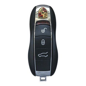 Корпус смарт ключа Porsche Cayenne 2010+ лезо на 3 кнопки (73-783) 450211067 фото