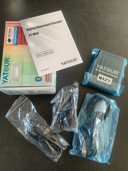 Bluetooth Адаптер Yatour YT-M09 для магнитол Mazda MAZ1 USB AUX SD MP3 эмулятор CD чейджера Ятур 338580310 фото