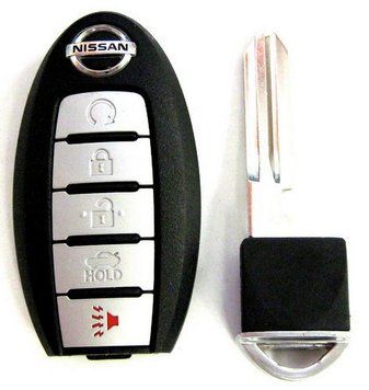 Смарт ключ Nissan Altima, Maxima, Pathfinder 433 Mhz, KR5S180144014, PCF7953M/ Hitag Aes/ID4A, 4+1 кнопки (KR5S180144014) 340264300 фото