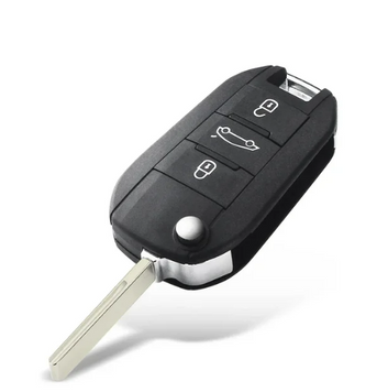Корпус ключа Peugeot нового зразка 508 208 2008 308 3008 Citroen C3 C4 C4L Elysee на 3 кнопки 449766707 фото