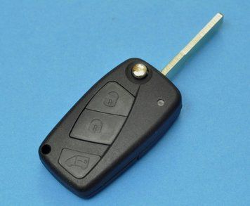 Викидний корпус ключа Fiat Doblo Tipo Panda Ducato Punto Vedka Loqifa Bravo Siena AdlerKey (04-08) на три кнопки без лого 339311278 фото