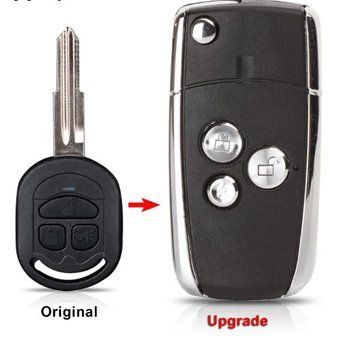 Корпус викидного ключа для модифікації Chevrolet Lacetti Лачетті AdlerKey (21-93) на 3 кнопки (для переробки звичайного ключа в викидний корпус з лезом, болванка, деталь, запчастина) 347198583 фото