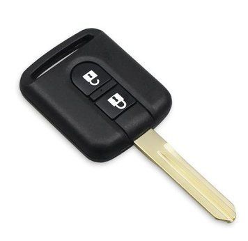 Корпус простого ключа Nissan Elgrand X-TRAIL Qashqai Navara Micra Note NV200 AdlerKey (32-54) на 2 кнопки (для реставрації відновлення ключа, простий корпус з лезом, болванка, деталь, запчастина для Ніссан) 340264312 фото
