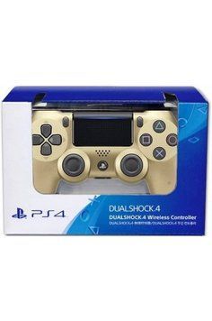 Беспроводной геймпад для приставки Play Station 4 V2 Gold Золотой джойстик для PS4 338128924 фото