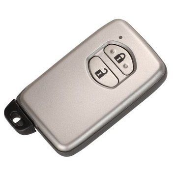 Корпус смарт ключа Toyota Land Cruiser 100 200 Camry Venza Avalon RAV4 Prius Auris Corolla Avensis AdlerKey (30-83) на 2 кнопки з лезом, логотипом Toyota і кнопками (болванка, запчастина, заготівля) 339861232 фото