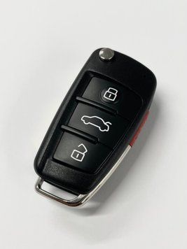 Корпус ключа Audi A2 A3 A4 A6 A6L A8 TT Q7 Америка с паникой 3+1 кнопки (6623-374) 391277178 фото