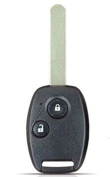 Простий корпус ключа для Honda на дві кнопки з лезом та логотипом Civic Accord Jazz CRV HRV AdlerKey (90-77) (для реставрації відновлення ключа, штирьовий корпус із лезом, болванка, деталь, запчастина для Хонда) 440287550 фото
