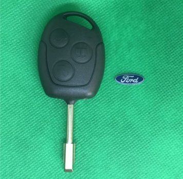 Простий корпус ключа заготовка Ford CMax, Fiesta, Focus, Galaxy, Mondeo, Fusion AdlerKey (25-88) на три кнопки з жалом FO21 (болванка, запчастина) 339311200 фото