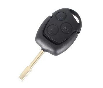 Простий ключ Ford CMax, Fiesta, Focus, Galaxy, Mondeo AdlerKey (60-25) на три кнопки з чіпом, платою та батареєю 433 mHz FO21 для програмування та прив'язки до автомобіля Ford 339311269 фото
