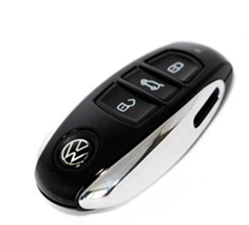 Корпус смарт ключа Volkswagen Jetta Tiguan Touareg Golf Passat AdlerKey (21-83) на 3 кнопки (Європа) (для реставрації відновлення ключа, смарт корпус з лезом, болванка, деталь, запчастина для Volkswagen) 343419544 фото