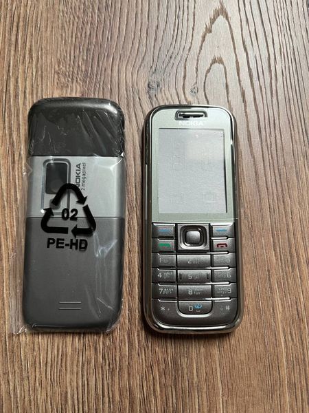 Корпус мобільного телефону Nokia 6233 сірий AAA класу 366599265 фото