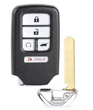 Смарт корпус ключа для Honda на 5 кнопок із лезом Civic Accord Jazz CRV HRV Odyssey Pilot AdlerKey (13-30) (для реставрації відновлення ключа, смарт корпус із лезом, болванка, деталь, запчастина для Хонда) 340264176 фото