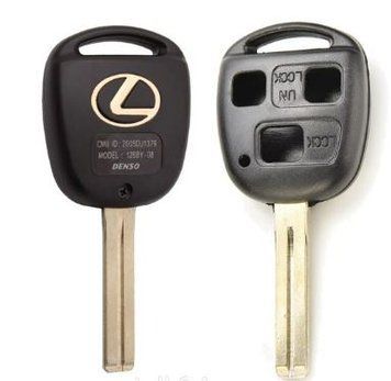 Заготовка корпуса ключа LEXUS (Лексус) RX, GX, LX, IS, GS, ES, LS, SC AdlerKey (32-64) - 3 кнопки, лезо TOY48 (Для реставрації відновлення ключа, простий корпус з лезом, болванка, деталь, запчастина для Лексус) 339651739 фото