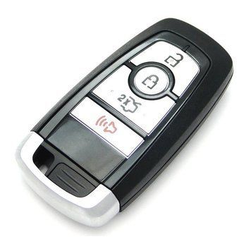 Корпус ключа для Ford Fusion Explorer Edge Ranger AdlerKey (97-20) на 4 кнопки (смарт корпус із лезом, болванка, запчастина для Ford) 339311224 фото