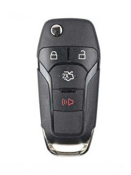 Викидний ключ Ford Fusion AdlerKey (04-09) на чотири кнопки з електронією, платою та чіпом 315 MHz для програмування та прив'язки до автомобіля Ford 339311257 фото