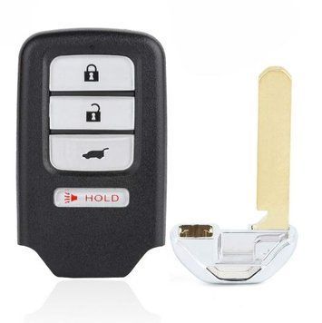 Смарт корпус ключа для Honda на 5 кнопок із лезом Civic Accord Jazz CRV HRV Odyssey Pilot AdlerKey (70-92) (для реставрації відновлення ключа, смарт корпус із лезом, ремкомплект, болванка, деталь, запчастина для Хонда) 340264260 фото