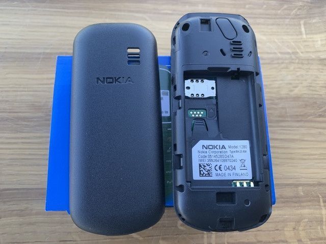 Мобильный телефон кнопочный Nokia 1280 Jet Black (Hungury edition) 364150461 фото