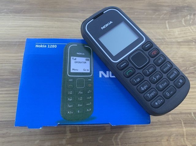 Мобильный телефон кнопочный Nokia 1280 Jet Black (Hungury edition) 364150461 фото