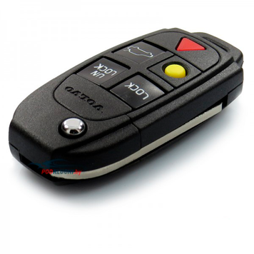 Ключ Volvo V70, ХС70, S80 викидний (корпус) 4+1 кнопка Panics 470993519 фото