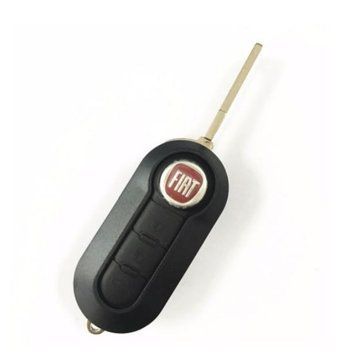 Корпус викидного ключа Fiat 500, Grande Punto, Bravo, Ducato, Talento, Cinquecento, Multipla, Doblo, Panda, Punto Evo, Fiat 500L, 500 MPV, Citroen Jumper, Peugeot Boxer AdlerKey (21-47) на 3 кнопки механізмами жало SIP22 336024505 фото